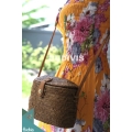 Vintage Rattan Bag ,Summer shoulder Bag ,Woven Basket