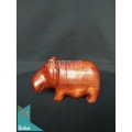 Top Sale Wood Carved Hippopotamus Direct Artisans