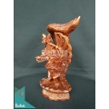 Indonesia Wood Carved Miniature Garuda Wisnu Kencana Gwk In Handmade