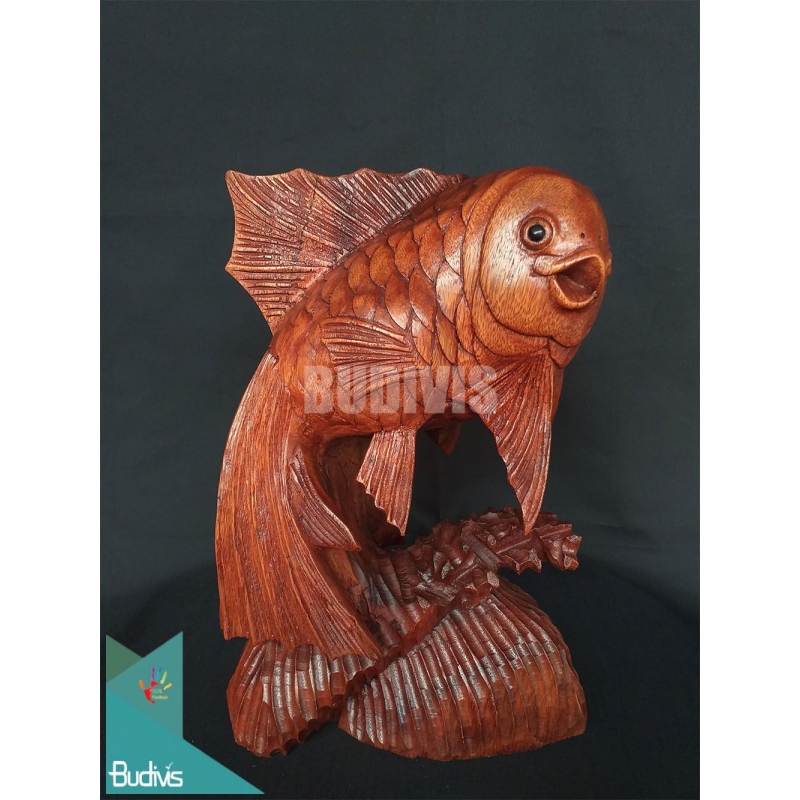 Bali Wholesalewood Carved Fish Production