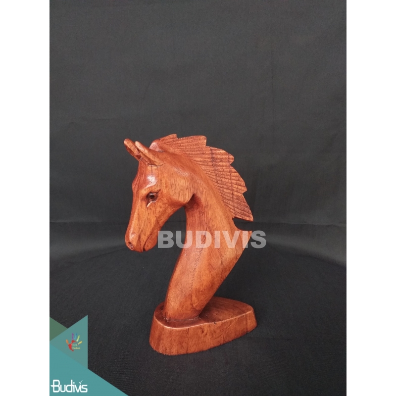 High Quality Wood Carved Head Horse Factory