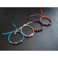 Painted Bead Wholesale Adjustable Friendship, Best Friend, Hippie, Bracelets