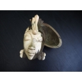 Wooden Jewelry Box - "Funny Face" made of Solid Wood for your Precious Jewelry. Rustic Home Décor