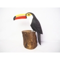 Realistic Wooden Bird Toco Toucan