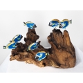 Wooden Fish Driftwood Aquarium Decoration or Terrarium