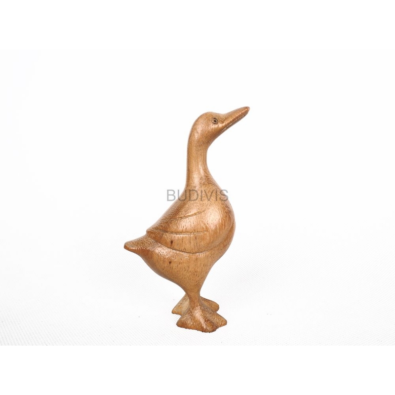 Wooden Animal Figurine or Statue Model Duck