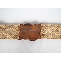 Coconut Shell Stretchy Belt