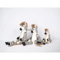 Direct Factory Artisans Set Wooden Statue Animal Model, Zebra