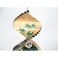 Wind Spinner With Eating Panda Hand Painting, Accept Custom Painting