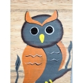 Wind Spinner With Owl Model Hand Painting, Accept Custom Painting