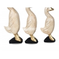 Wholesale Wooden Animal Figurine Duck Model Set 3