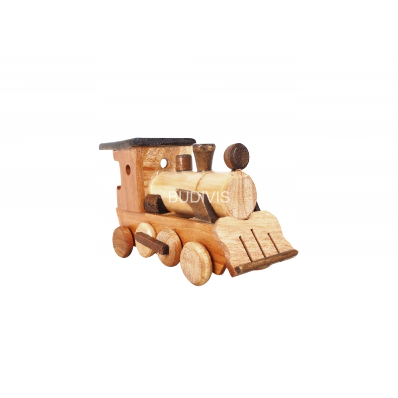 Wholesale Indonesian Wooden Toy, Kids Toy, Solid Wood Toy, Handmade, Replica Miniature Model Vintage Locomotive