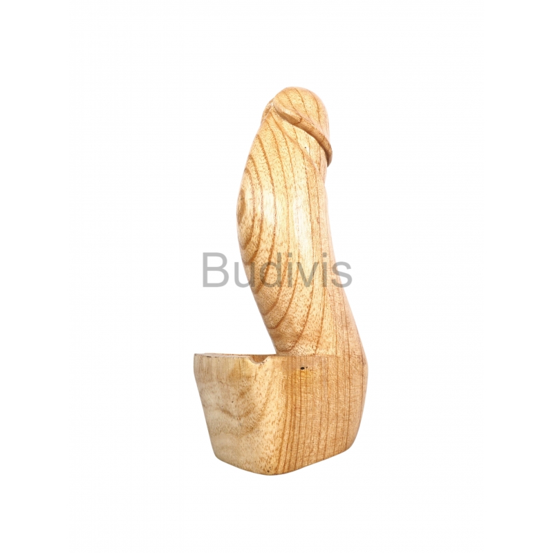 Wholesale Custom Size Wooden Penis Ash Tray for Table top Decoration