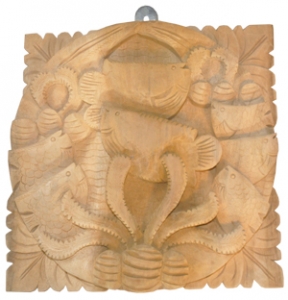 Relief Fish Wood Carving