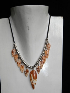 Cut Necklace Pendant Shell Kasandra Bali For Sale