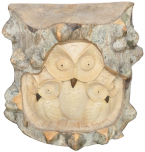 Wood Carving Owl 2 Baby