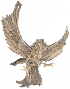 Eagle Decor Recycled Driftwood