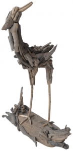 Bird Decor Recycled Driftwood