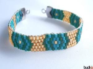 Miyuki Beaded Bracelet Stainless