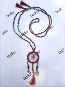 Long Crystal Tassel Necklaces Dreamcatcher