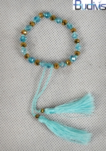 Bracelet Crystal Tassel Knotted