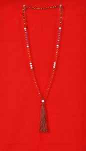 Tassel Necklace with Pearl