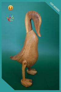 For Sale Hand Carved Natural Wood Duck, Wooden Duck, Bamboo Duck, Bamboo Root Duck,