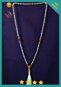 Best Seller Mala 108 Gemstones Long Hand Knotted Necklace
