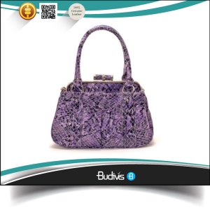 In Handmade Bali Guaranteed 100% Genuine Exotic Python Skin Handbag