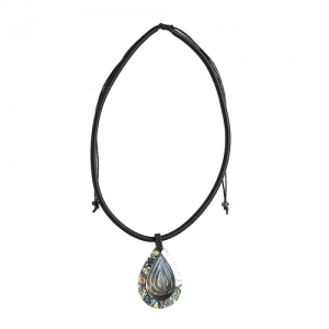 Bali Shell Resin Penden Sliding Necklace Made In Indonesia