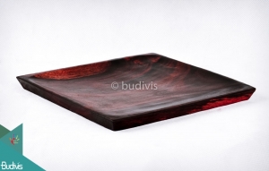 Wooden Square Plate Medium