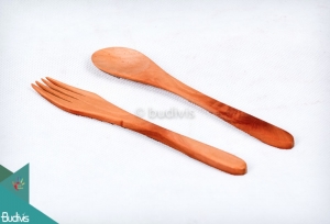 Wooden Tablespoon & Fork Set 8 Pcs