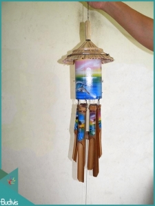 Top Selling Outdoor Hanging Regular Coco Bamboo Wind Chimes