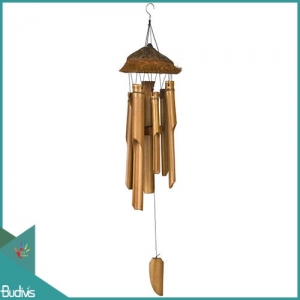 Indonesia Outdoor Hanging Regular Coco Raw Bamboo Wind Chimes