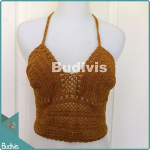 Brown Knitting Bikini