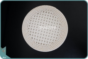Body Only Woven Net Round Rattan Bag